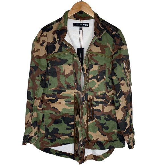 NWT Veronica Beard Sumner Camo Anorak Jacket - Picture 5 of 16
